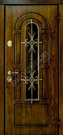 Фотография «Дверь с ковкой №11»